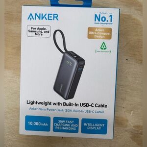 Anker Portable Charger with USB-C Port, power bank